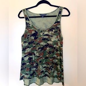 Rock & Republic tank top, camo print, Sz S